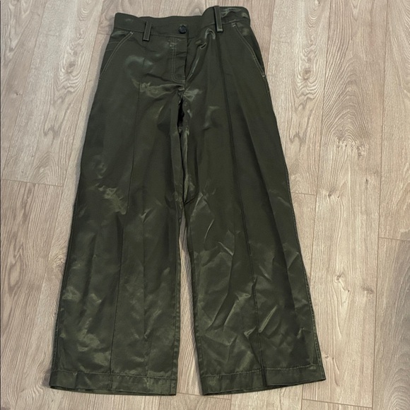 COS PINTUCKED SATIN UTILITY TROUSERS - Picture 3 of 6